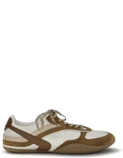 Multicolor Calf Leather Athletic Sneakers