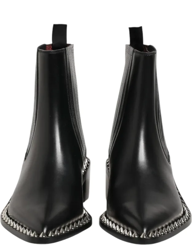 Studded Chelsea Ankle Boots