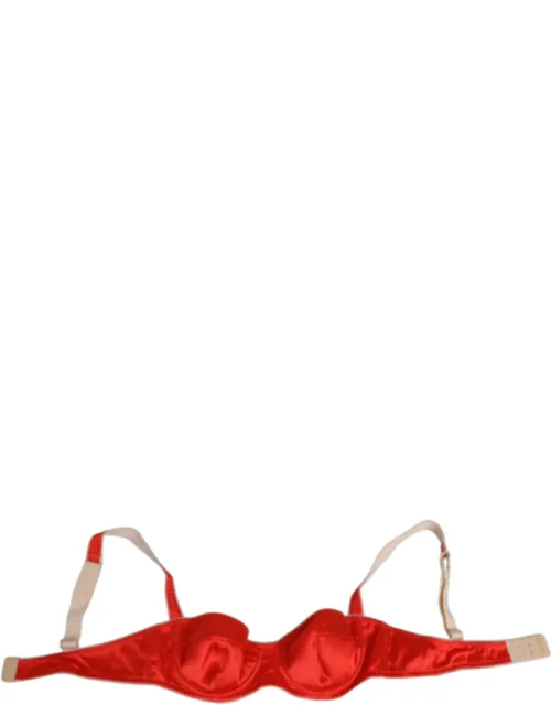 Silk Satin Underwire Bra