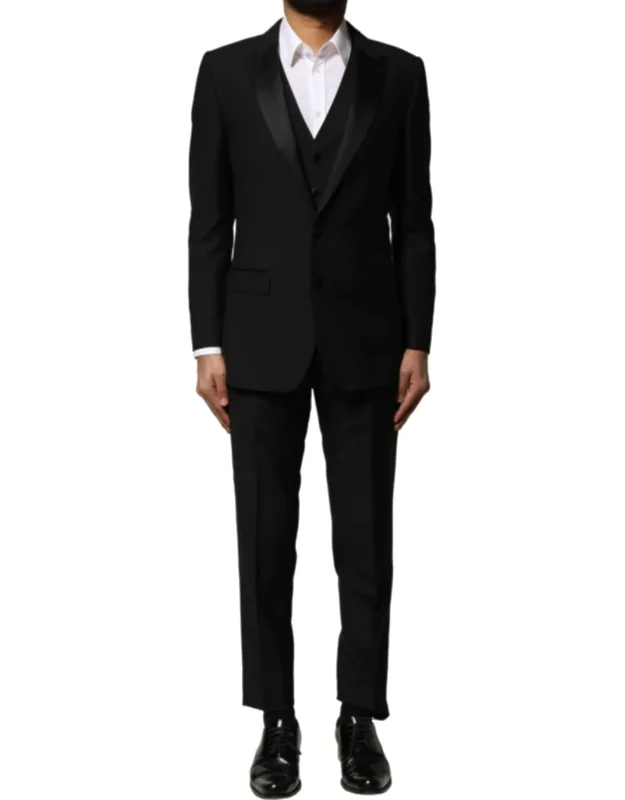 Wool 3 Piece Single Breasted Suit