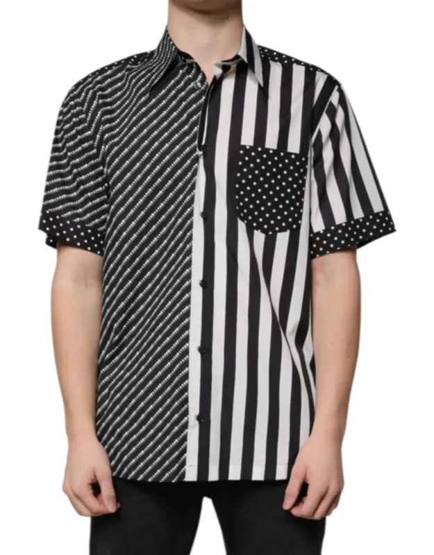 Striped Button Down Casual Shirt