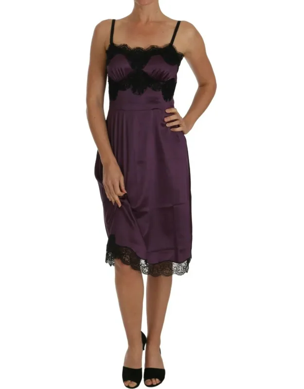 Silk Stretch A-line Dress
