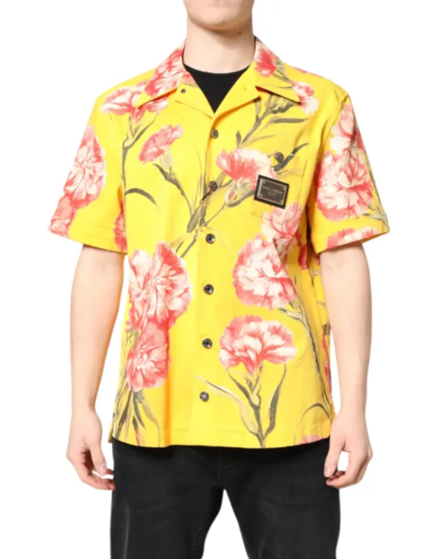 Floral Button Down Casual Shirt