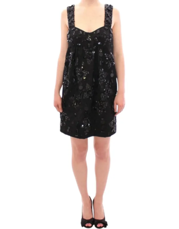 Floral Crystal Embedded Dress