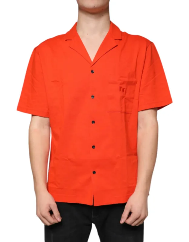 Cotton Button Down Casual Polo Shirt