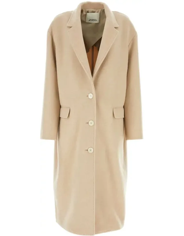 Sand Wool Blend Efezia Coat