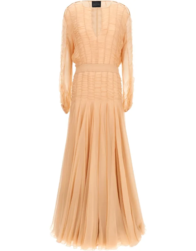 Multicolor Cotton Long Dress