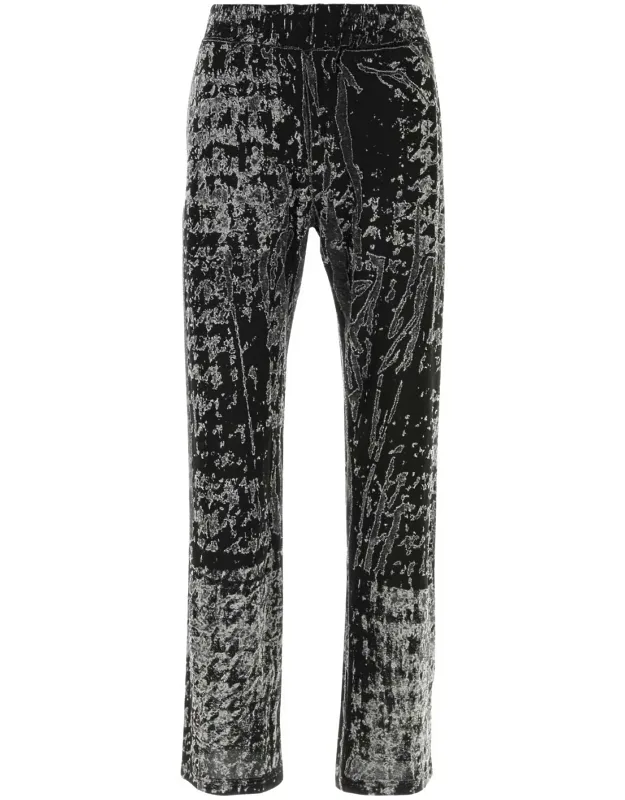 Embroidered Polyester Joggers