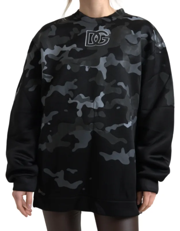 Camouflage Round Neck Sweatshirt