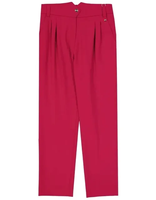 Multicolor Elastane Dress Pants