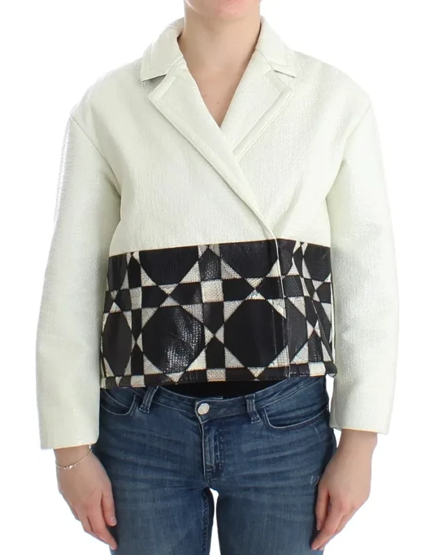 Cropped Leather Jacket