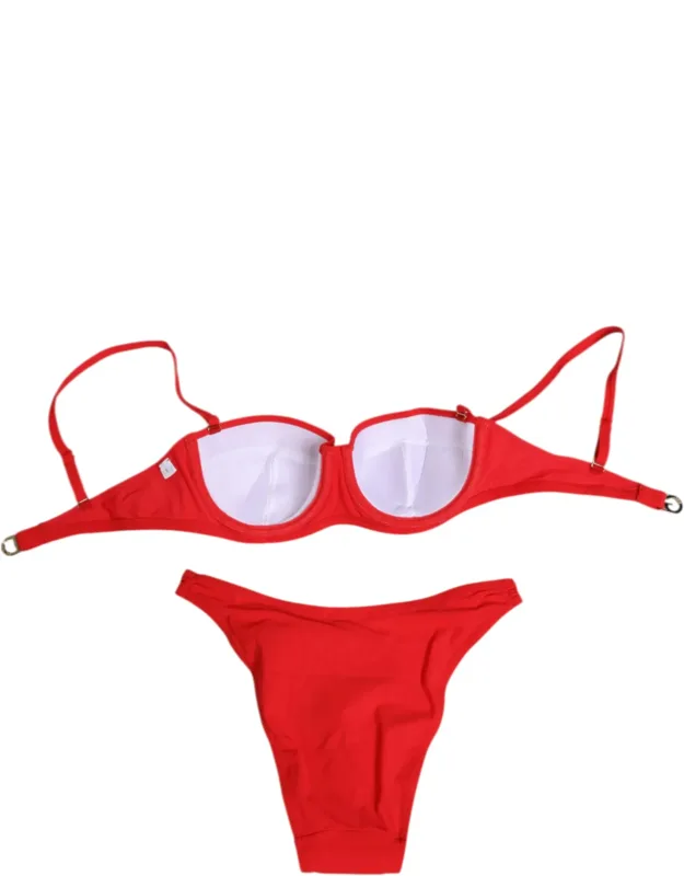 Nylon Swimsuit 2 Piece Set