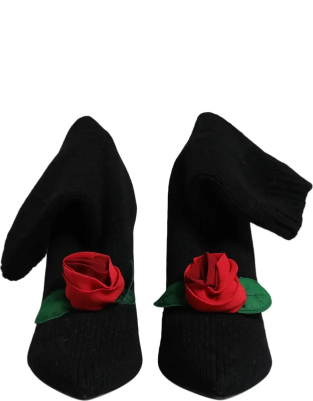 Stiletto Heels Mid Calf Boots
