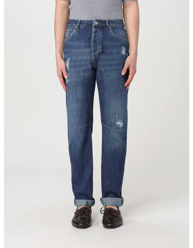 Denim Straight-leg Jeans