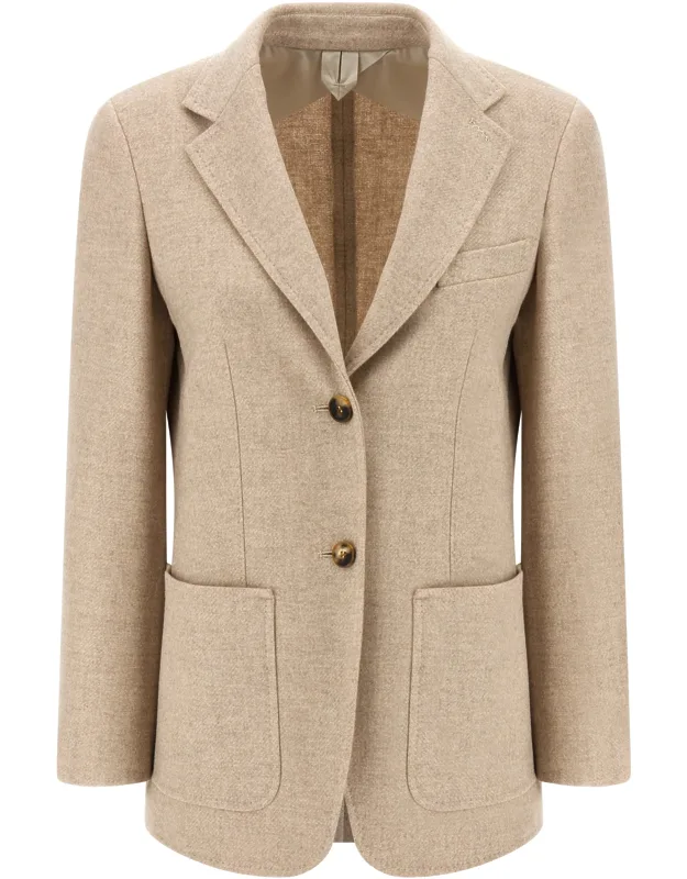 Alpaca Leather Blazer