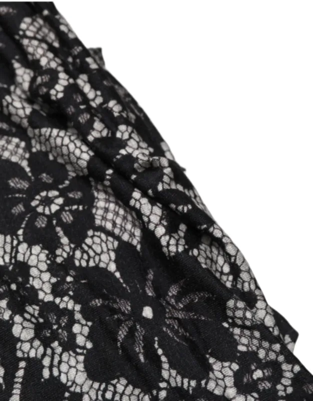 Floral Lace Sleeveless Midi Dress