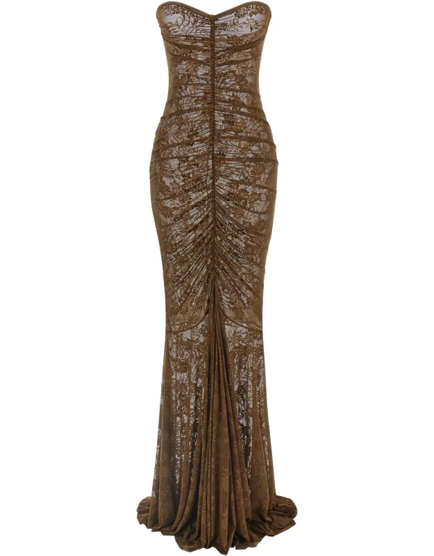 Bicolor Long Dress