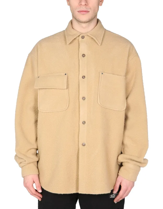 "phoenix" Shirt With Front Button Closure And Two Chest Pockets