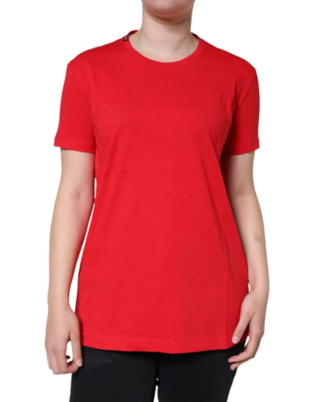 Cotton Crew Neck Short Sleeve T-shirt