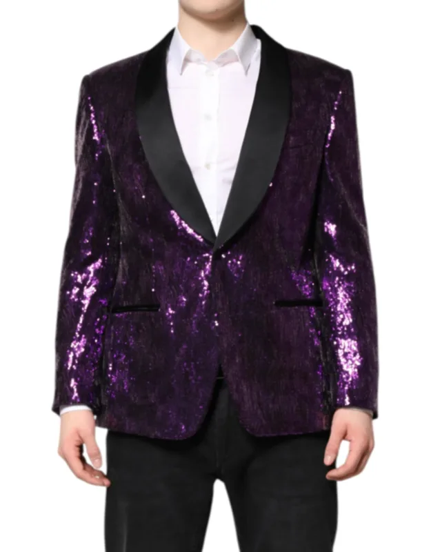 Sicilia Sequin Embellished Coat Jacket