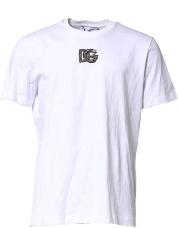 Cotton Logo Embroidery T-shirt