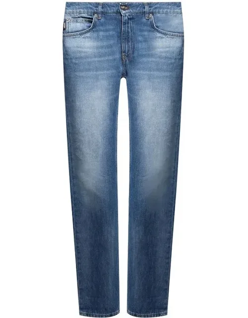 Cotton Straight-leg Jeans