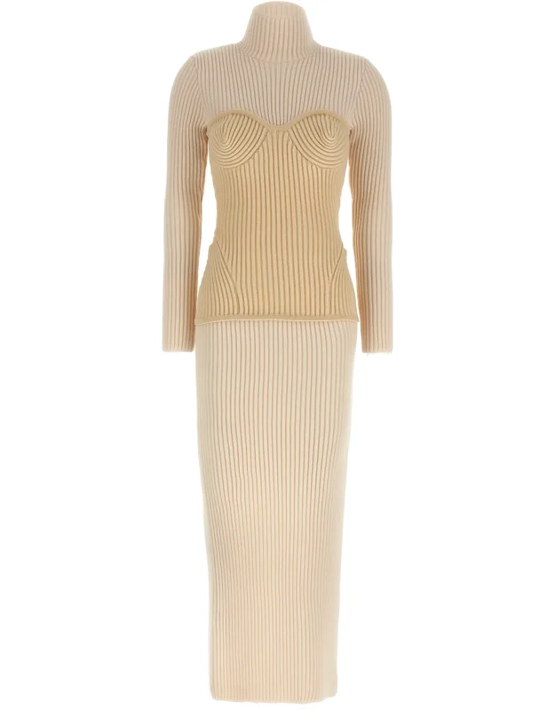Merino Wool Long Dress