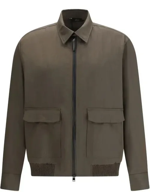 Bicolor Wool Coat