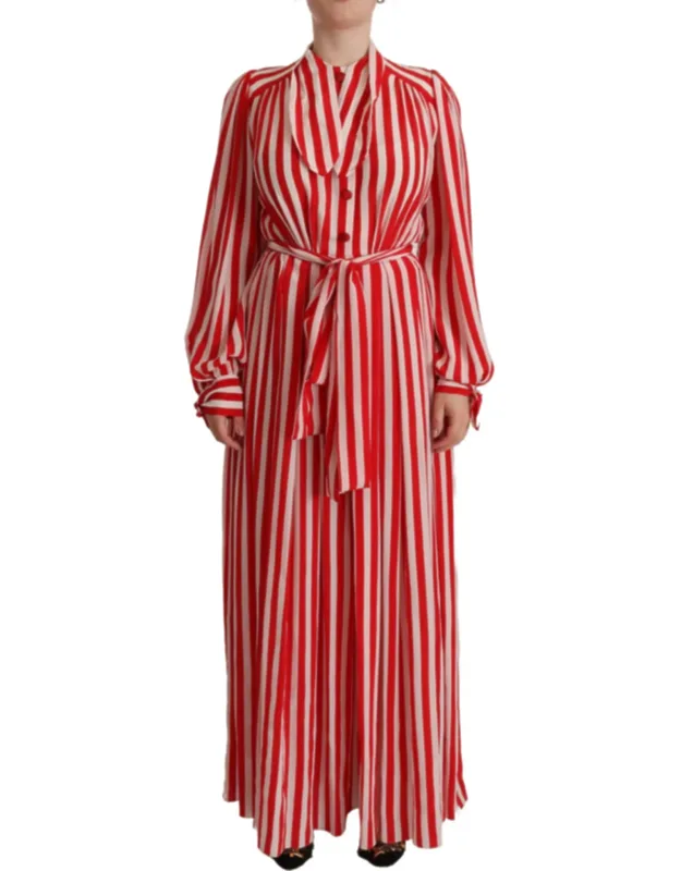 Silk A-line Shift Gown