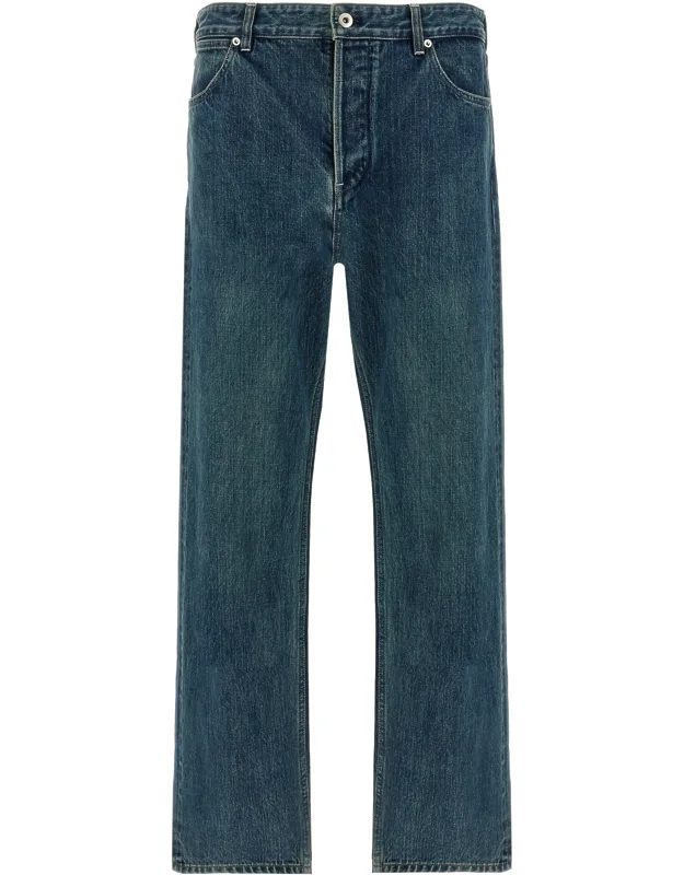 Cotton Straight-leg Jeans