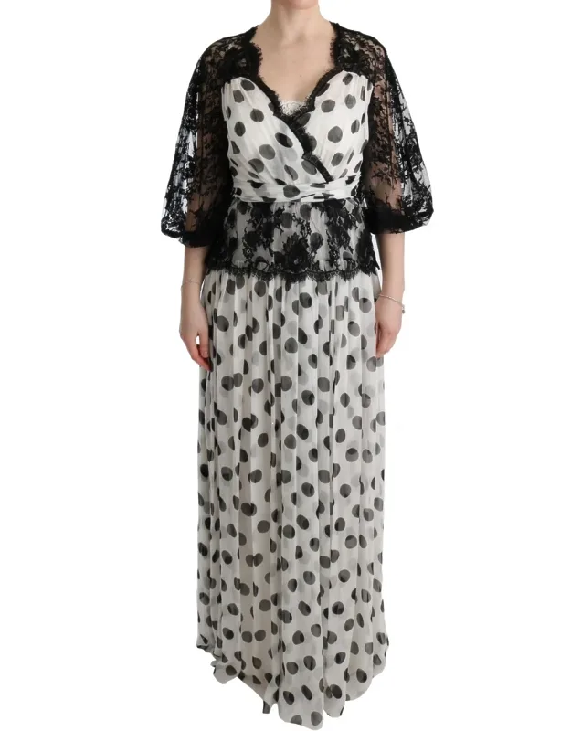 Polka Dotted Floral Dress
