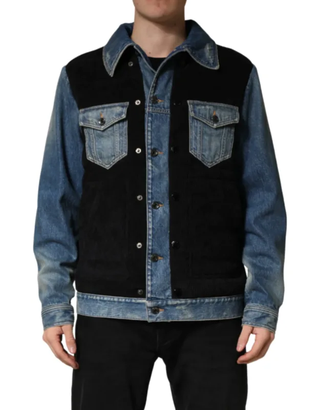 Cotton Denim Blouson Jacket