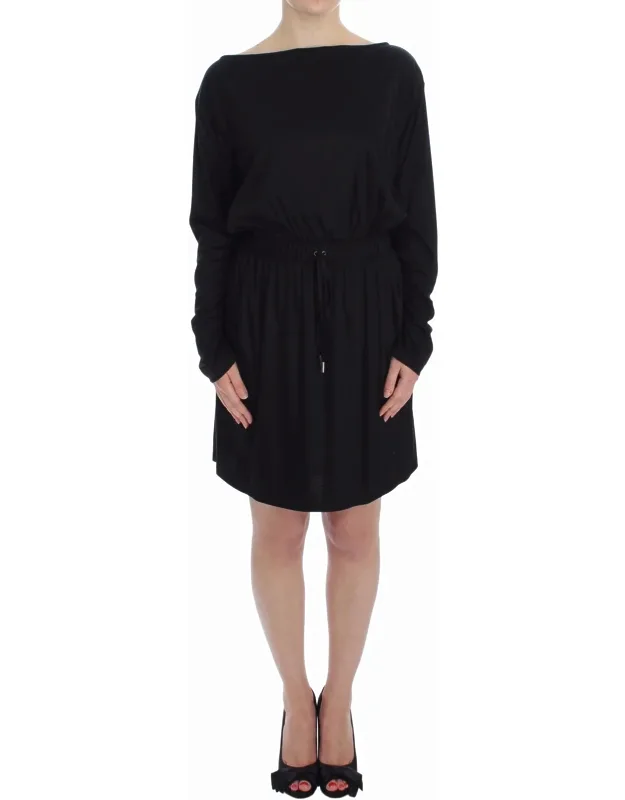 Modal Silk Shift Knee Dress