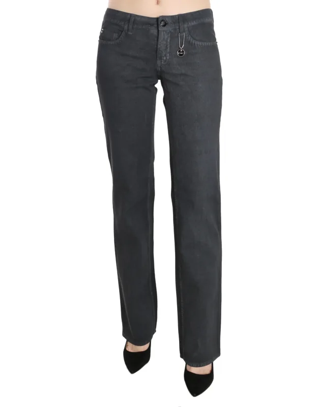 Low Waist Straight Denim Jeans