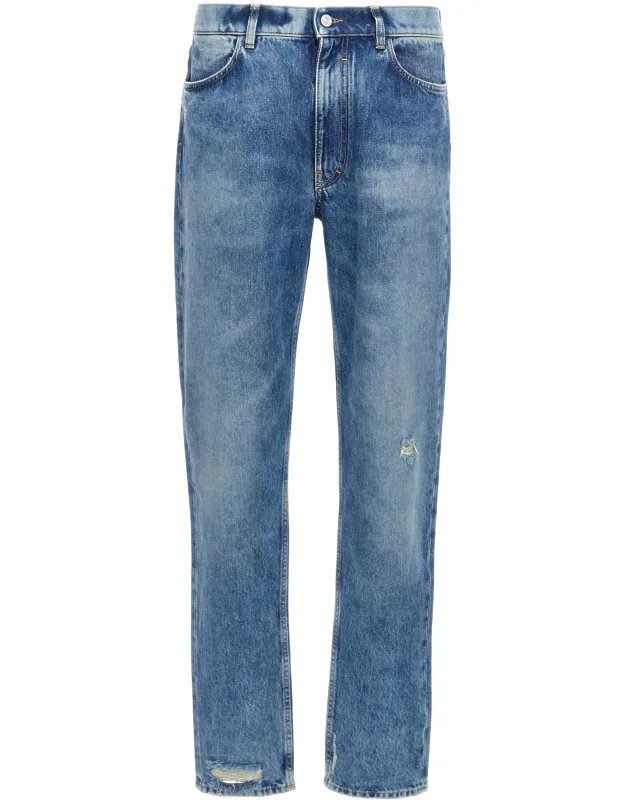 Cotton Straight-leg Jeans