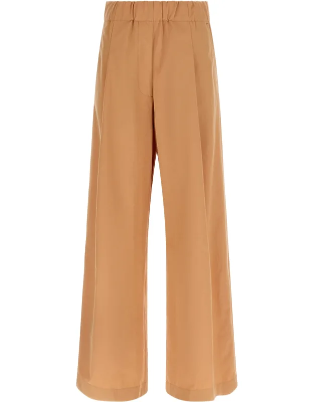 Multicolor Cotton Casual Pants