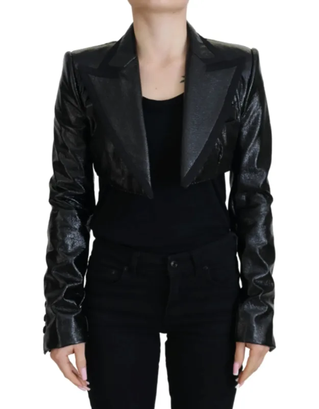Long Sleeve Crop Blazer