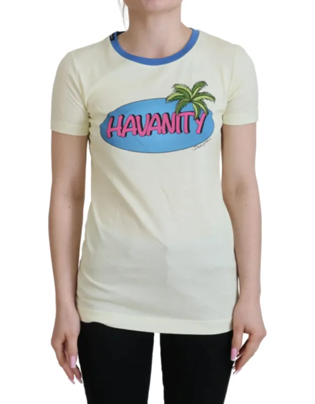 Havanity Round Neck Tee Cotton T-shirt