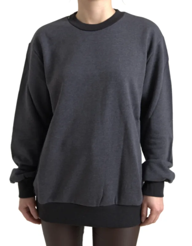 Cotton Crew Neck Pullover Sweater