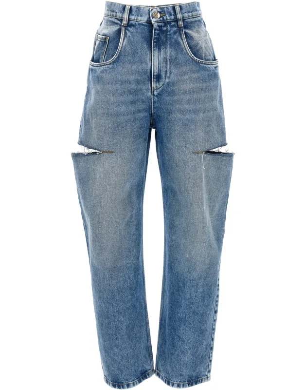 Cotton Straight-leg Jeans