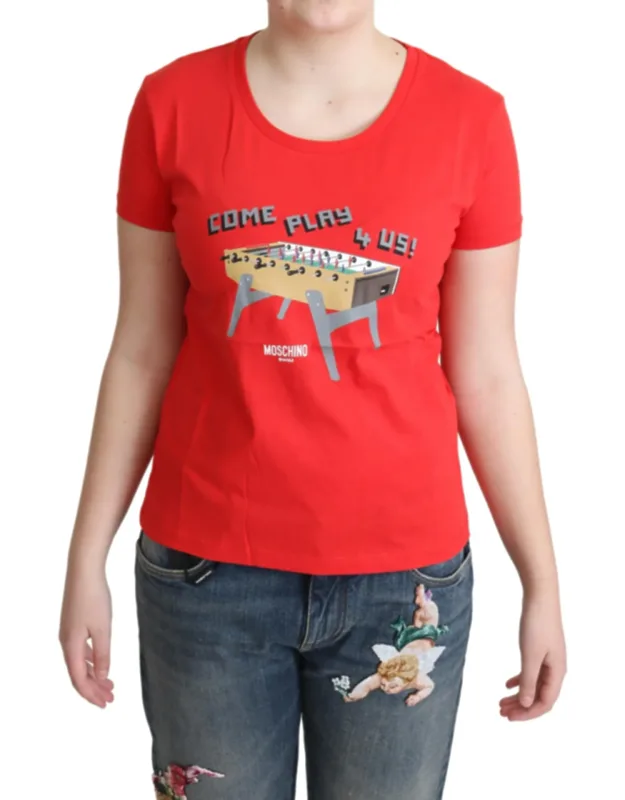 Cotton Come Play 4 Us Print Top