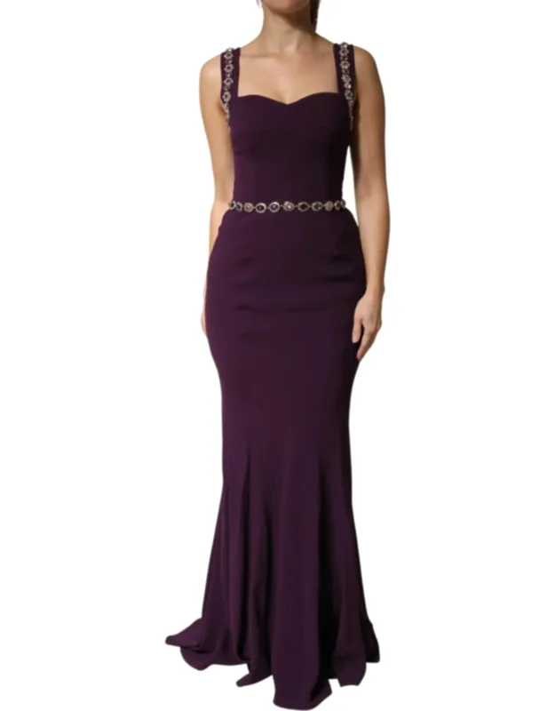 Embellished Sheath Mermaid Gown Dress