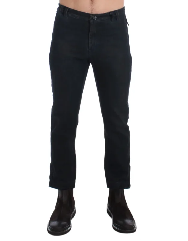 Cotton Slim Pants Denim Jeans