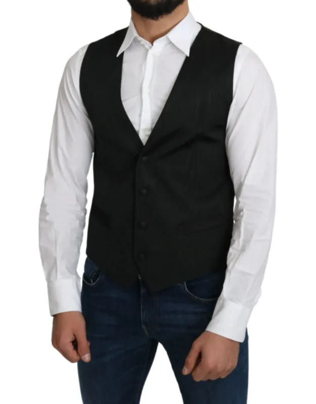 Silk Formal Coat Vest