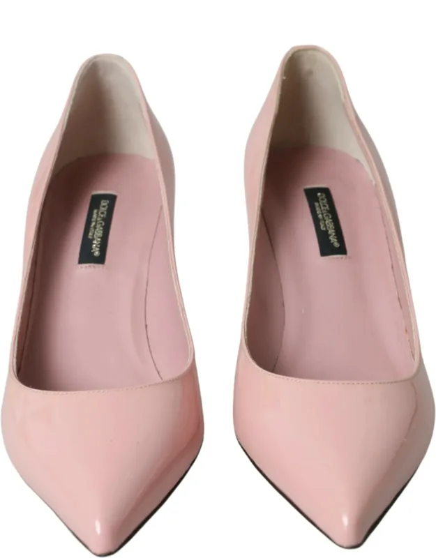 Light Pink Patent Leather Heels