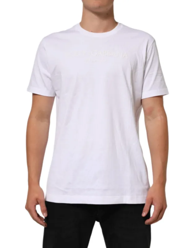 Cotton Crew Neck Short Sleeve T-shirt