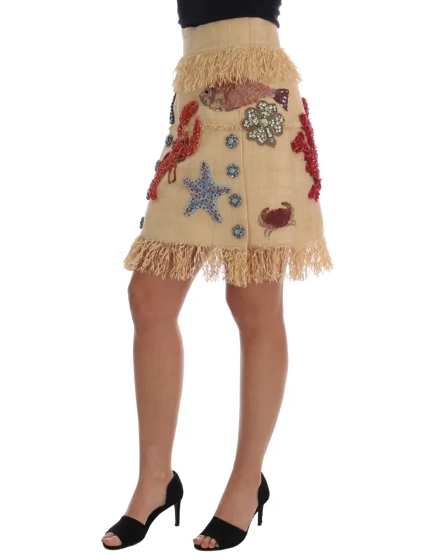 Crystal Palm Fiber Skirt