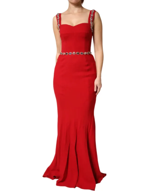 Embellished Sheath Mermaid Gown Dress