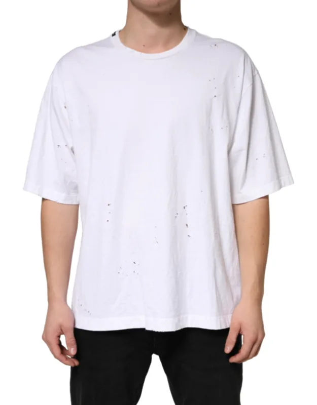 Cotton Crewneck Short Sleeve T-shirt
