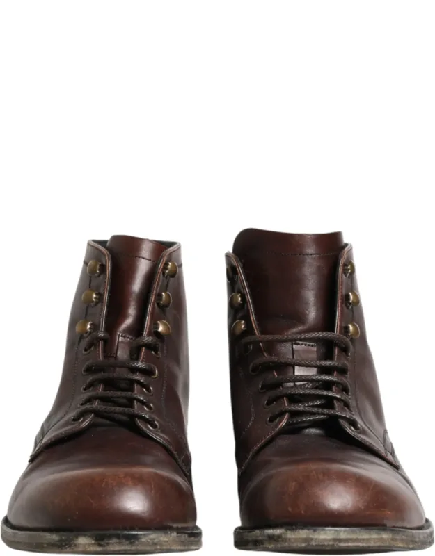Lace-up Short Ankle Boots